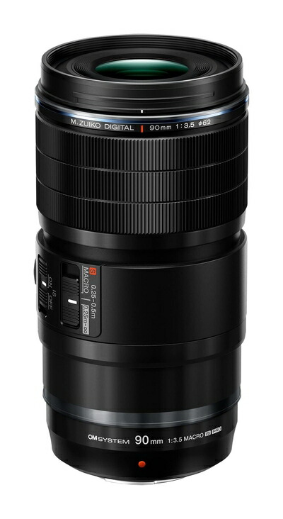 【中古】（新古品） OM SYSTEM/オリンパス M.ZUIKO DIGITAL ED 90mm F3.5 MACRO IS PRO ブラック