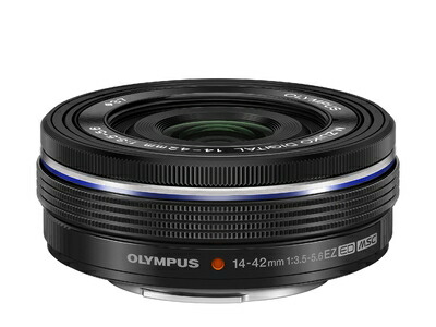 【中古】(新古品) OM SYSTEM/オリンパス OLYMPUS 電動式パンケーキズームレンズ M.ZUIKO DIGITAL ED 14-42mm F3.5-5.6 EZ BLK|ベアホームズ