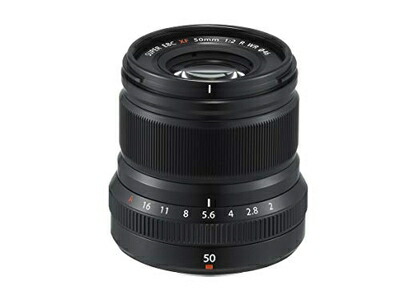 【中古】(新古品) 富士フイルム(FUJIFILM) X 交換レンズ フジノン 単焦点 中望遠 コンパクト 50mm F2 防塵防滴耐低温 絞りリング ブラック F XF50MMF2 R WR B
