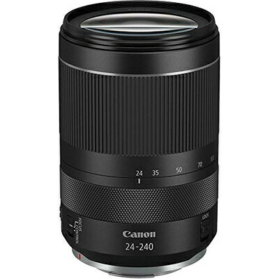 【中古】（新古品） Canon RF 24?240粍 F4-6.3はUSM水晶体、黒いこと。