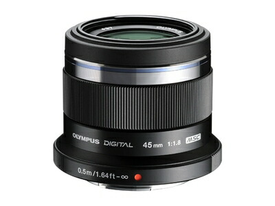 【中古】（新古品） OM SYSTEM/オリンパス OLYMPUS 単焦点レンズ M.ZUIKO DIGITAL 45mm F1.8 ブラック