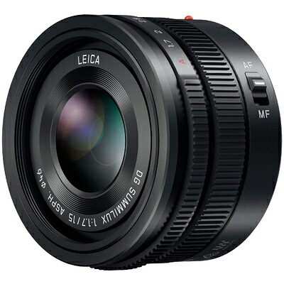 【中古】（新古品） パナソニック(Panasonic) 単興味の中心 広角水晶体 マイクロフォーサーズ用 ライカ DG SUMMILUX 15粍/F1.7 ASPH. 黒いこと H-X015-K