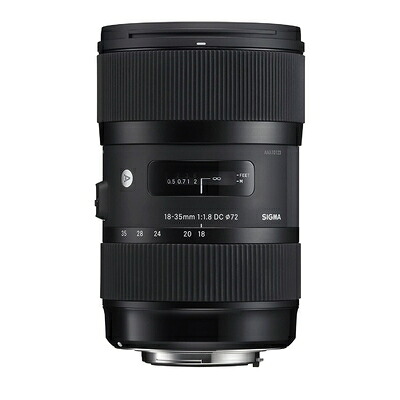 【中古】（新古品） シグマ(Sigma) レンズ 18-35mm F1.8 DC HSM Canon キヤノン EF-Sマウント ズーム 標準 APS-C 一眼レフ用 Art