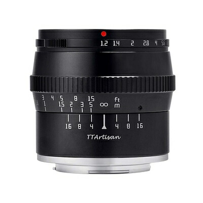 【中古】（新古品） TTArtisan 50粍 f/1.2 C Xマウント 富士フイルムX 水晶体 銘匠光学 2年