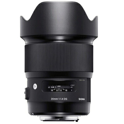【中古】（新古品） SIGMA 単焦点広角レンズ Art 20mm F1.4 DG HSM ニコン用 フルサイズ対応｜ベアホームズ