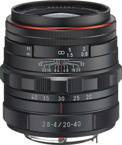 【中古】（新古品） ペンタックス HD PENTAX-DA 20-40mmF2.8-4ED Limited DC WR ブラック 標準ズームレンズ 【APS-Cサイズ用】【高品位リミテッドレンズ・アルミ削り出しボディ】【高精細な描写】【高性能 HDコーティング】【高速AF・DCモーター搭載】【防滴構造】