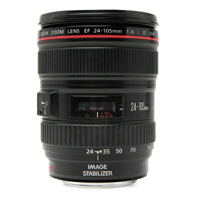 【中古】（新古品） Canon キヤノン 標準ズームレンズ EF24-105mm F4L IS USM フルサイズ対応
