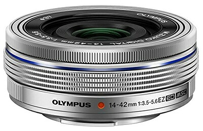 【中古】（新古品） OLYMPUS 電動式パンケーキズームレンズ M.ZUIKO DIGITAL ED 14-42mm F3.5-5.6 EZ-Black [並行輸入品] (Silver)