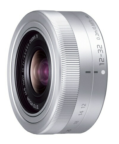 【中古】(新古品) パナソニック(Panasonic) 標準ズームレンズ マイクロフォーサーズ用 ルミックス G VARIO 12-32mm/F3.5-5.6 ASPH./MEGA O.I.S. シルバー H-FS12032-S|ベアホームズ