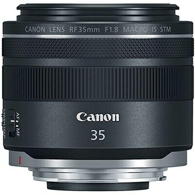 【中古】（新古品） Canon RF35mm F1.8 IS Macro STM レンズ、ブラック｜ベアホームズ