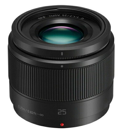 【中古】（新古品） パナソニック(Panasonic) 単焦点レンズ マイクロフォーサーズ用 ルミックス G 25mm/ F1.7 ASPH. ブラック H-H025-K 28,898円