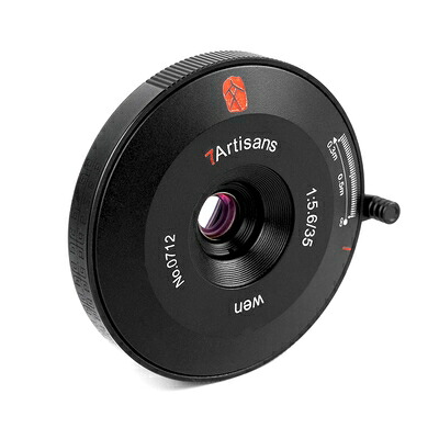 【中古】（新古品） 七工匠 7Artisans 35mm F5.6 ボディキャップレンズ Mマウント ライカM (ブラック) レンズ