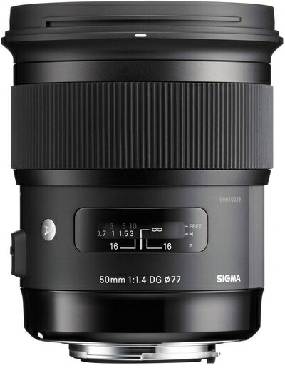 【中古】(新古品) SIGMA 50mm F1.4 DG HSM | Art A014 SONY Eマウント用 フルサイズ対応 ミラーレス専用