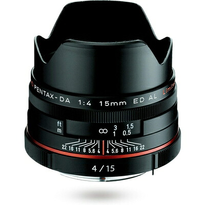 【中古】（新古品） ペンタックス HDペンタックス DA15/4ED AL LTD(B)W/C｜ベアホームズ