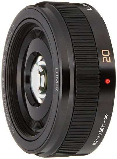 【中古】（新古品） パナソニック(Panasonic) 単焦点レンズ マイクロフォーサーズ用 ルミックス G 20mm/F1.7 II ASPH. ブラック H-H020A-K