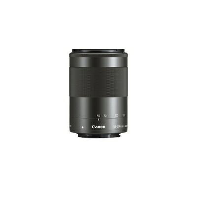 【中古】（新古品） Canon キヤノン 望遠望遠レンズ EF-M55-200粍 F4.5-6.3 IS STM 銀鏡受け答え専用 EF-M55-200ISSTM キヤノン EF-M TV・オーディオ・カメラ-カメラ・ビデオカメラ・光学機器-カメラ用交換レンズ