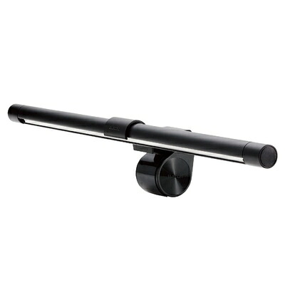 【中古】（新古品） エレコム モニターライト スクリーンバー LED 49cm 掛け式 USB ( USB-C ) 最大920ルーメン 無段階輝度調節 調色3段階 自動調光機能 反射光抑制設計 メモリー機能 ブラック DE-ML01BK