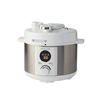 【中古】（新古品） 電気圧力鍋 2.0L 【簡単ほったらかし調理】50種類のレシピ付 LIVCETRA LPCT20W