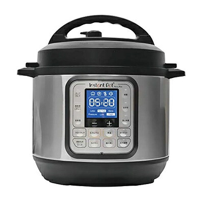 【中古】（新古品） 【国内正規輸入品】マルチ電気圧力鍋 Instant Pot(インスタントポット) 1台7役 Nova Plus Mini 3.0L ブラック ISP1003｜ベアホームズ