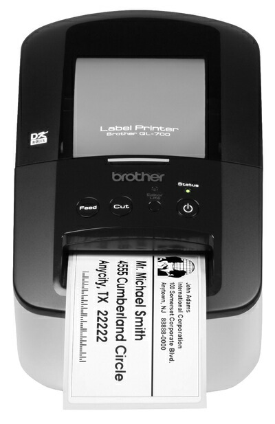 【中古】（新古品） BROTHER パソコン宛名付け札印刷機 QL-700 並行輸入品 [並行輸入品]