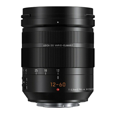 【中古】（新古品） Panasonic LUMIX Professional 12-60粍 写真機水晶体 Leica DG Vario-ELMARIT F2.8-4.0 ASPH Dual I.S. 2.0 Power O.I.S 鏡鑑受け答え マイクロ フォーサーズ H-ES12060 (黒いこと)