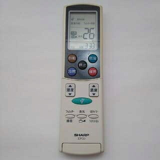 【中古】 2056380716 CRMC-A733JBEZ エアコンリモコン シャープ SHARP