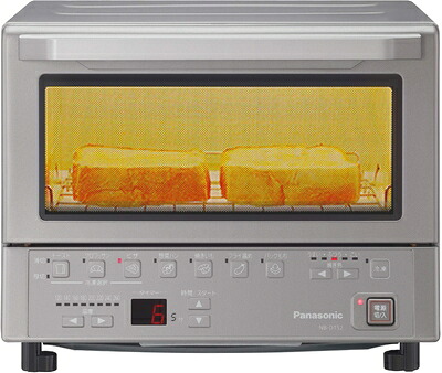 【中古】（新古品） パナソニック パウダーコンパクトオーヴン 乾杯焼き健康状態自動小銃合わせる 8度合い気温調節する しろがね色 NB-DT52-S