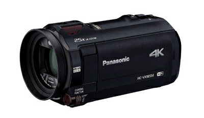 【中古】(新古品) パナソニック 4K ビデオカメラ VX985M 64GB あとから補正 ブラック HC-VX985M-K (整備済み品)|ベアホームズ