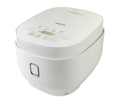 【中古】（新古品） [山善] 炊飯器 一人暮らし 5.5合 マイコン式 二人暮らし 玄米 雑穀米 炊き分け13種 最短20分炊飯 「メニューに合わせた白米炊き分け機能付き」 クリーンモード搭載 予約 保温 ホワイト YJP-DM102(W)