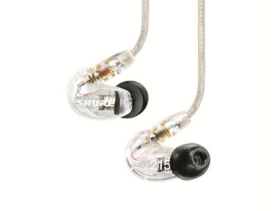 【中古】（新古品） 【旧真似形】SHURE イヤ電話機 SE215/カナル型 せつ然たる SE215-CL-J オーディオ-TV・オーディオ・カメラ-ヘッドホン・イヤホン