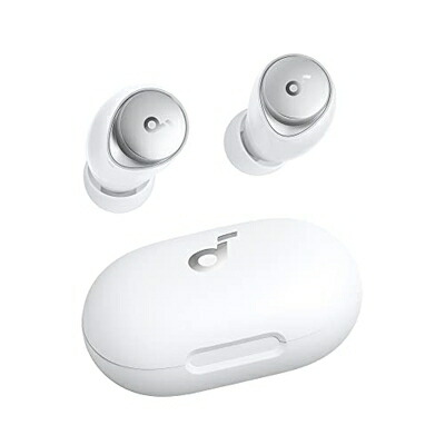 【中古】（新古品） Anker Soundcore Space A40（完全ワイヤレスイヤホン）【最大50時間再生 / 小型軽量 / ウルトラノイズキャンセリング 2.0 / ハイレゾ / LDAC / マルチポイント対応 / ワイヤレス充電 / 外音取り込み / マイク内蔵 / PSE技術基準適合】 ホワイト
