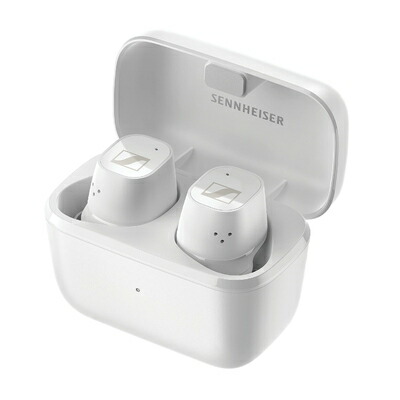 【中古】（新古品） ゼンハイザー Sennheiser ワイヤレスイヤホン bluetooth CX Plus True Wireless ホワイト ワイヤレスイヤホン 自社開発ドライバー アクティブノイズキャンセリング 左右独立使用可 途切れにくい aptX Adaptive IPX4 最大24時間再生