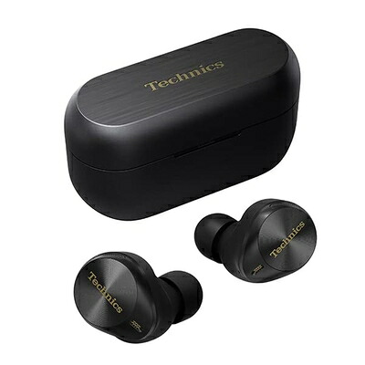【中古】（新古品） テクニクス ワイヤレスイヤホン EAH-AZ80-K ブラック bluetooth ノイズキャンセリング 3台マルチポイント IPX4 LDAC対応 ハイレゾ音質再生 急速充電対応 アプリ対応｜ベアホームズ