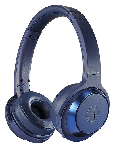 【中古】（新古品） オーディオテクニカ ATH-WS330BT BL ヘッドホン bluetooth ワイヤレスヘッドホン 重低音 SOLID BASS 最大70時間再生 ブルー ATH-WS330BT BL