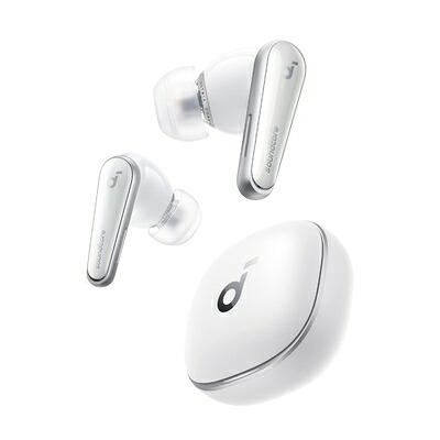 【中古】（新古品） Anker Soundcore Liberty 4（Bluetooth 5.3）【完全ワイヤレスイヤホン/ウルトラノイズキャンセリング 2.0 / 3Dオーディオ / ワイヤレス充電/マルチポイント接続/外音取り込み / 最大28時間再生 / ハイレゾ / IPX4防水規格 / ヘルスモニタリング