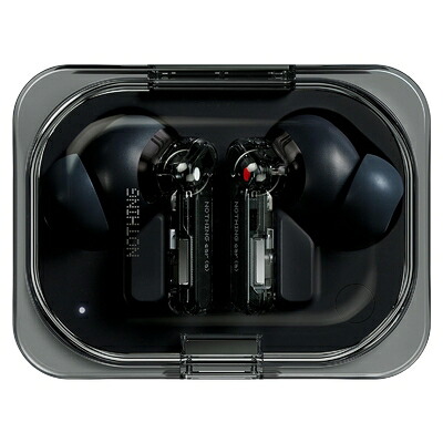 【中古】（新古品） Nothing ワイヤレスイヤホン NOTHING Ear (a) ノイズキャンセリング/ChatGPT対応/Bluetooth / 最大40.5時間使用可能 / 軽量/外音取り込み/ハイレゾ対応 (ブラック)｜ベアホームズ