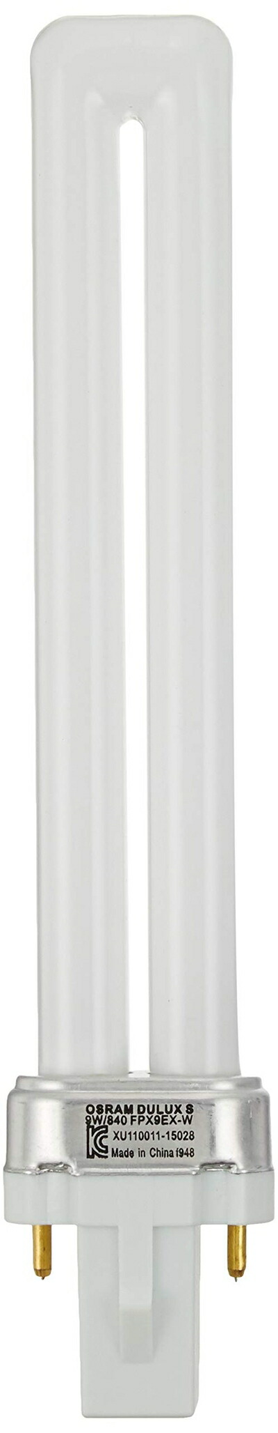 【中古】（新古品） オスラム DULUX S 9W/840 白 小