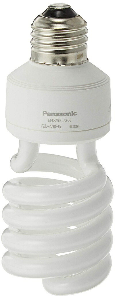 【中古】（新古品） パナソニック 電球形蛍光灯 パルックボール 口金直径26mm 電球 100形 電球色 EFD25EL20EF2