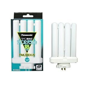 【中古】（新古品） パナソニック 入れもの売りわたす 10個仕かける パウダーコンパクト形螢光灯 18W 自然的色(3波長形昼白いこと) ツイン螢光灯 ツイン2緯線(4本水平ブリッジ回路) FML18EX-N_set