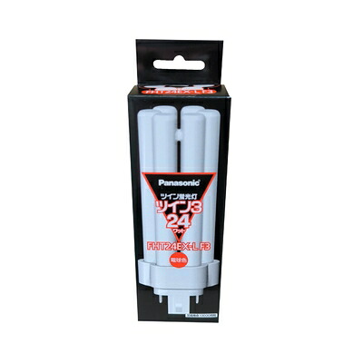 【中古】（新古品） パナソニック ツイン蛍光灯(蛍光ランプ) ツイン3 24形 電球色 3000K 【10個入り】 FHT24EX-LF3｜ベアホームズ