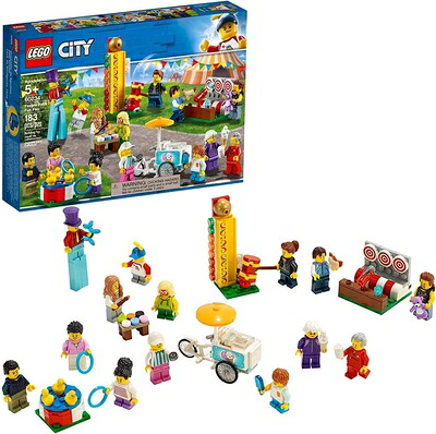 【中古】レゴ(LEGO) シティ ミニフィグセット - 好いたらしいお祝賀会 60234 立ちはだかる 手あそび お坊っちゃん 車