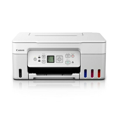 【中古】 Canon プリンター 特大容量ギガタンク搭載 A4カラーインクジェット複合機 G3370 ホワイト テレワーク向け 2022年モデル｜ベアホームズ 26,226円