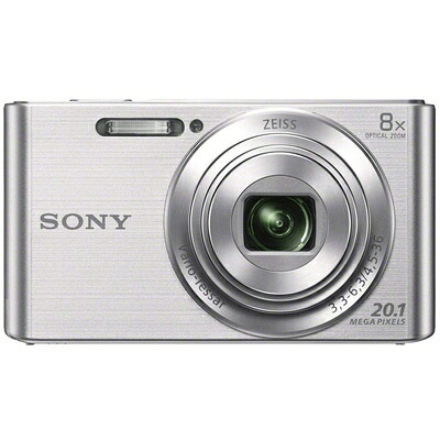 【中古】（新古品） ソニー DSCW830 20.1 MP デジタル写真機 2.7inLCD積み上げる (しろがね色)