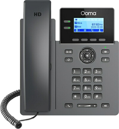 【中古】 Ooma Office 2602 ビジネスIPデスクフォン。バーチャルレセプショニスト、デスクトップアプリ、ビデオ会議、通話録音を備えたOoma OfficeクラウドベースのVoIP電話サービスでのみ動作します。サブスクリプションが必要です。