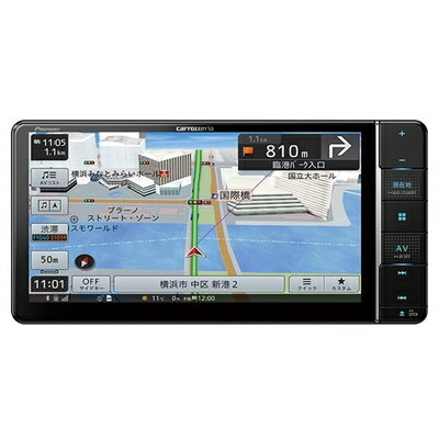 【中古】 Pioneer AVIC-RW812-D 楽ナビ [7V型200mmワイド フルセグチューナー AV一体型カーナビゲーション]
