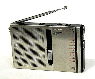 【中古】 SONY ソニー ICF-7500 スピーカー着脱式 11石トランジスタ FM/AM 2バンド・ハイコンパクト・レシーバー