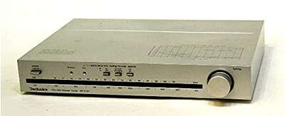 【中古】 Technics テクニクス ST-C01 (しろがね色) FM/AMラジオ受信機 ビンテージ ヴィンテージ レトロ アンティーク
