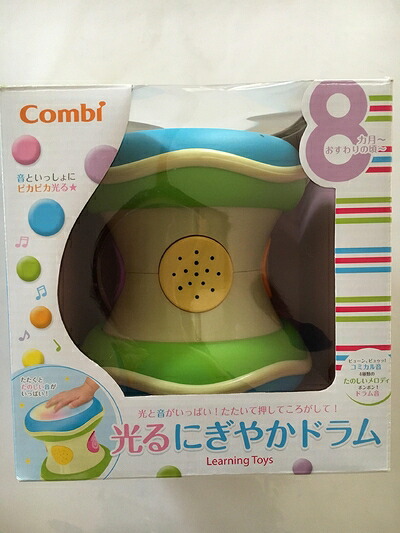 【中古】 光るにぎやかドラム