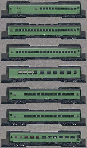 【中古】（新古品） KATO Nゲージ 特急はと青大将 基本 7両セット 10-234 鉄道模型 客車
