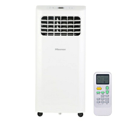 【中古】（新古品） ハイセンス スポットエアコン HPAC-22F ホワイト 移動式エアコン スポットクーラー 冷風 除湿 送風 【冷風能力】2.0/2.2kW 工事不要 ノンドレン 窓パネル、排気ダクト付属 移動式 24Hタイマー